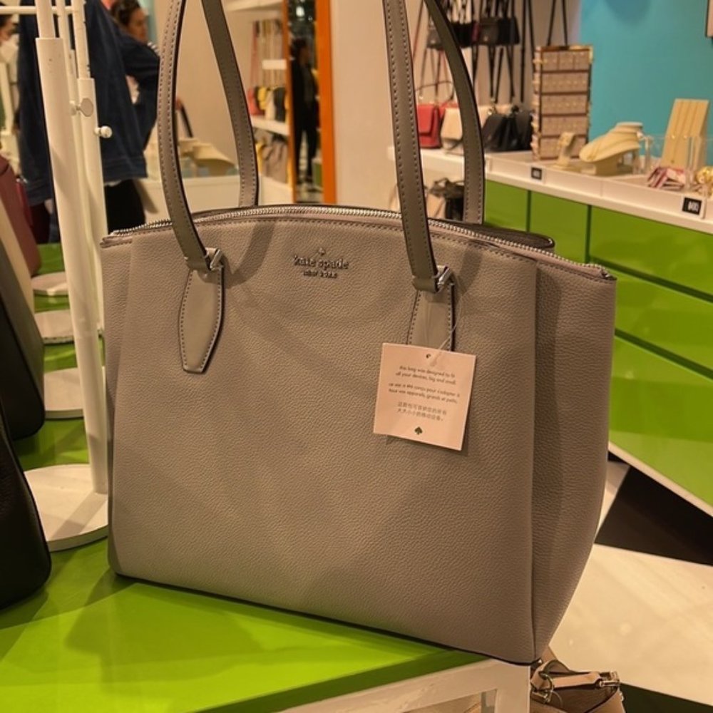 Kate Spade Monet Large Compartment Tote Nimbus Grey - Picture 7 of 16